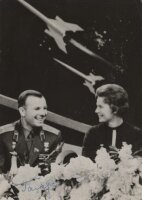 Juri Gagarin | Autograph/Autogramm | Fotografie | 1963