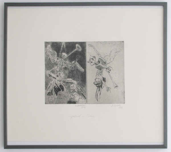 Ulrich und Andreas Hachulla | Grabmal in Padua | Radierung mit Aquatinta | 1999