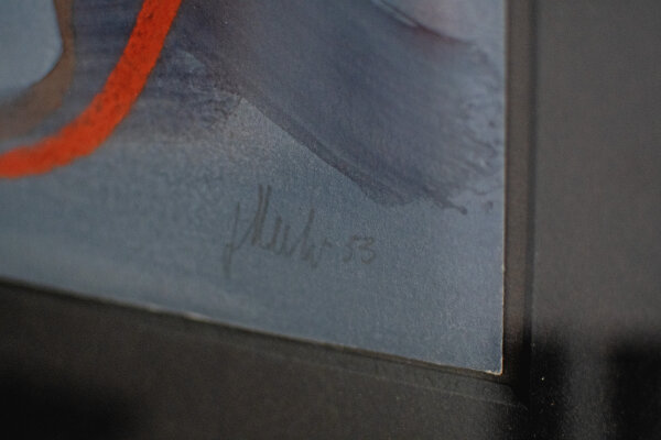 Fritz Winter | In und Nebeneinander | Öl auf Pappe | 1953