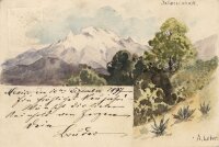 August Lohr | Blick auf den Iztaccíhuatl, Mexiko |...