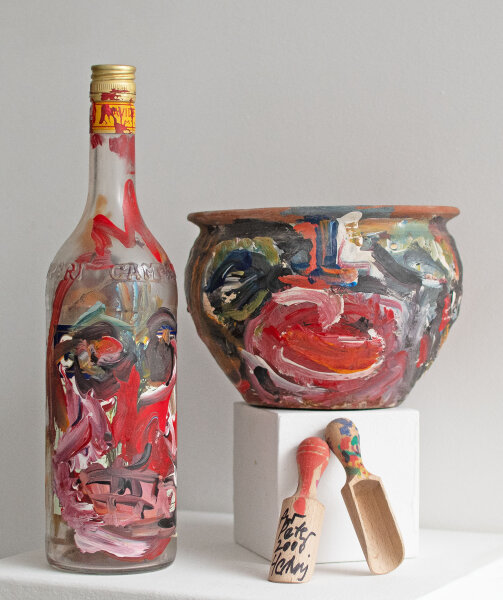 Hartwig Ebersbach | Bemalungen | Acrylmalerei | 2000