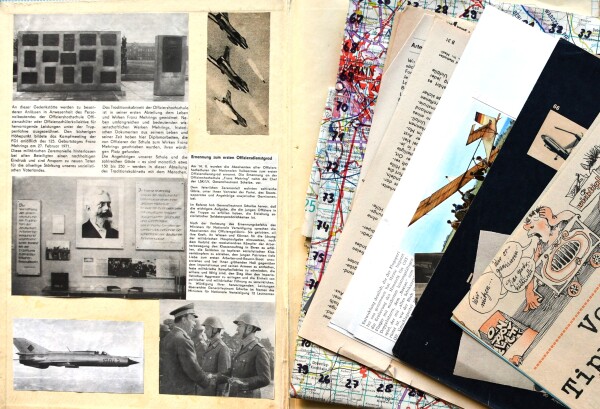 W. Kottbus | Studienheft der Offiziershochschule "Franz Mehring" | Studienbuch | ca. 1972-75