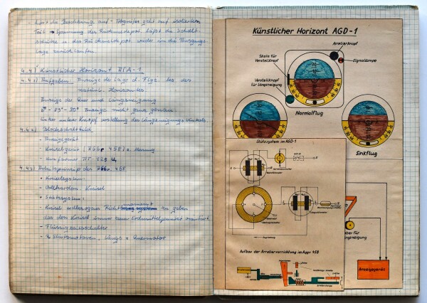 W. Kottbus | Studienheft der Offiziershochschule "Franz Mehring" | Studienbuch | ca. 1972-75