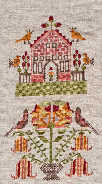 Englisch | Tuch | Embroidery | 19 Jhd.