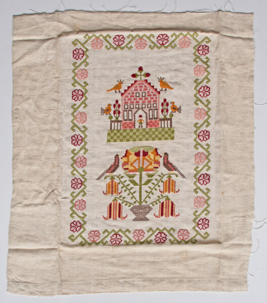 Englisch | Tuch | Embroidery | 19 Jhd.