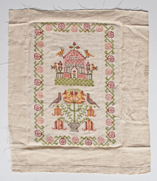 Englisch | Tuch | Embroidery | 19 Jhd.