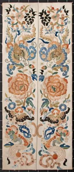 Chinesisch | Gewandärmelpaneele | Embroidery | 19 Jhd.