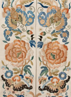 Chinesisch | Gewandärmelpaneele | Embroidery | 19 Jhd.