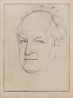 Emil Orlik | Gerhart Hauptmann | Kaltnadelradierung | Ca. 1924