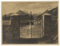 Albert Steiner | Kirchhof in Maloja | Fotografie | 1921
